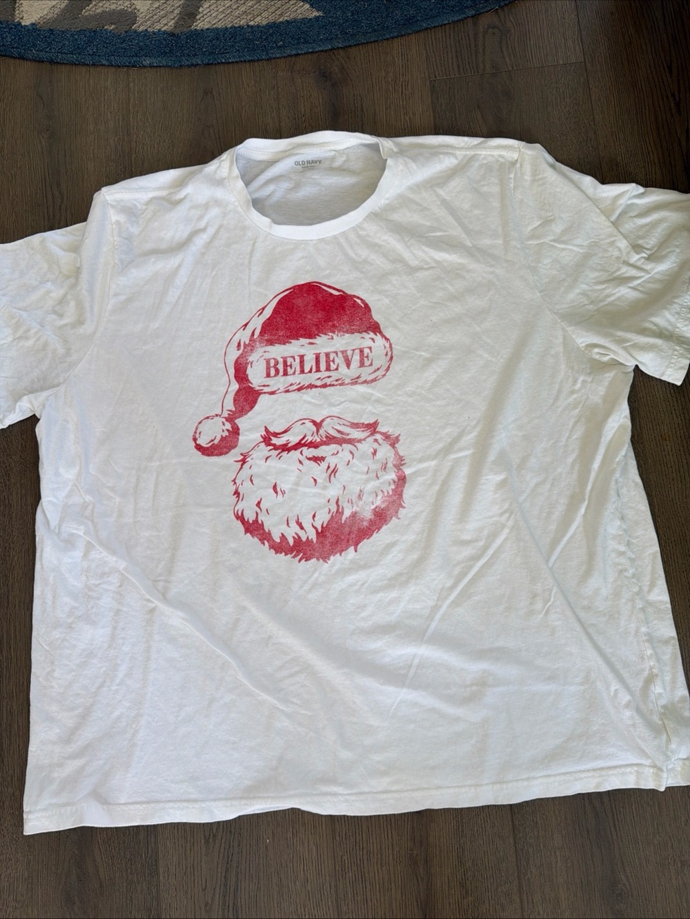 Believe Santa Graphic Old Navy XXXXL Tshirt Unisex